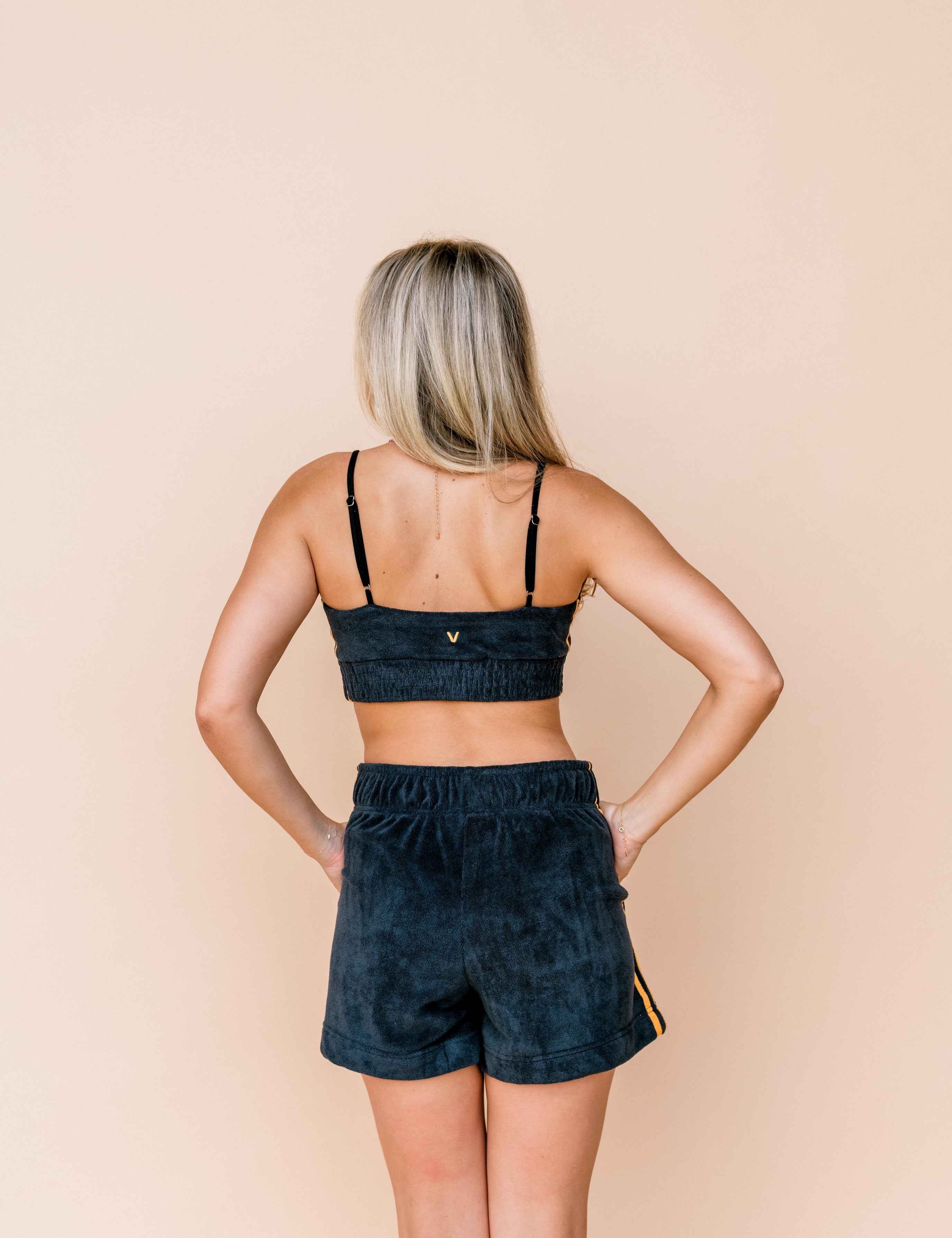 Moody Terry Bralette Black