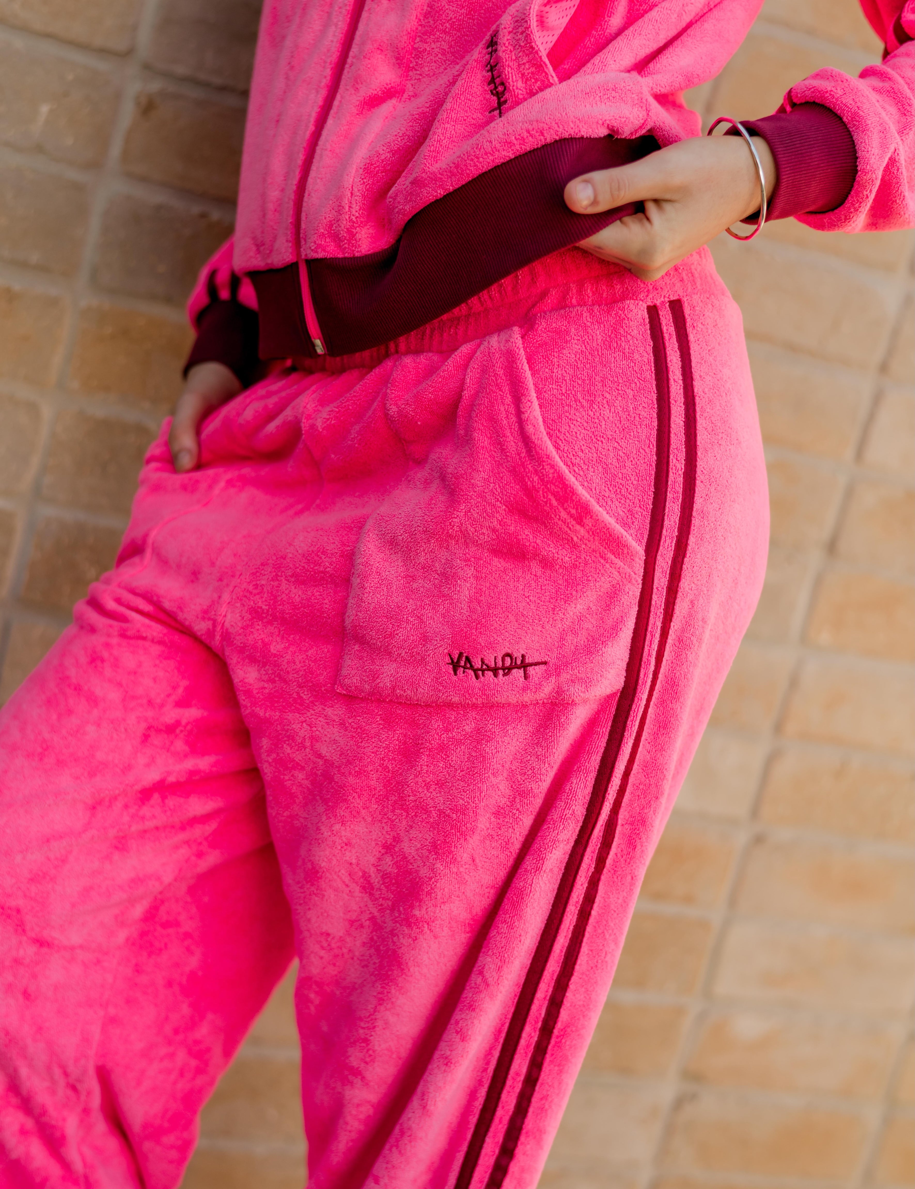The Pink Drop Zipper and Pants Bundle