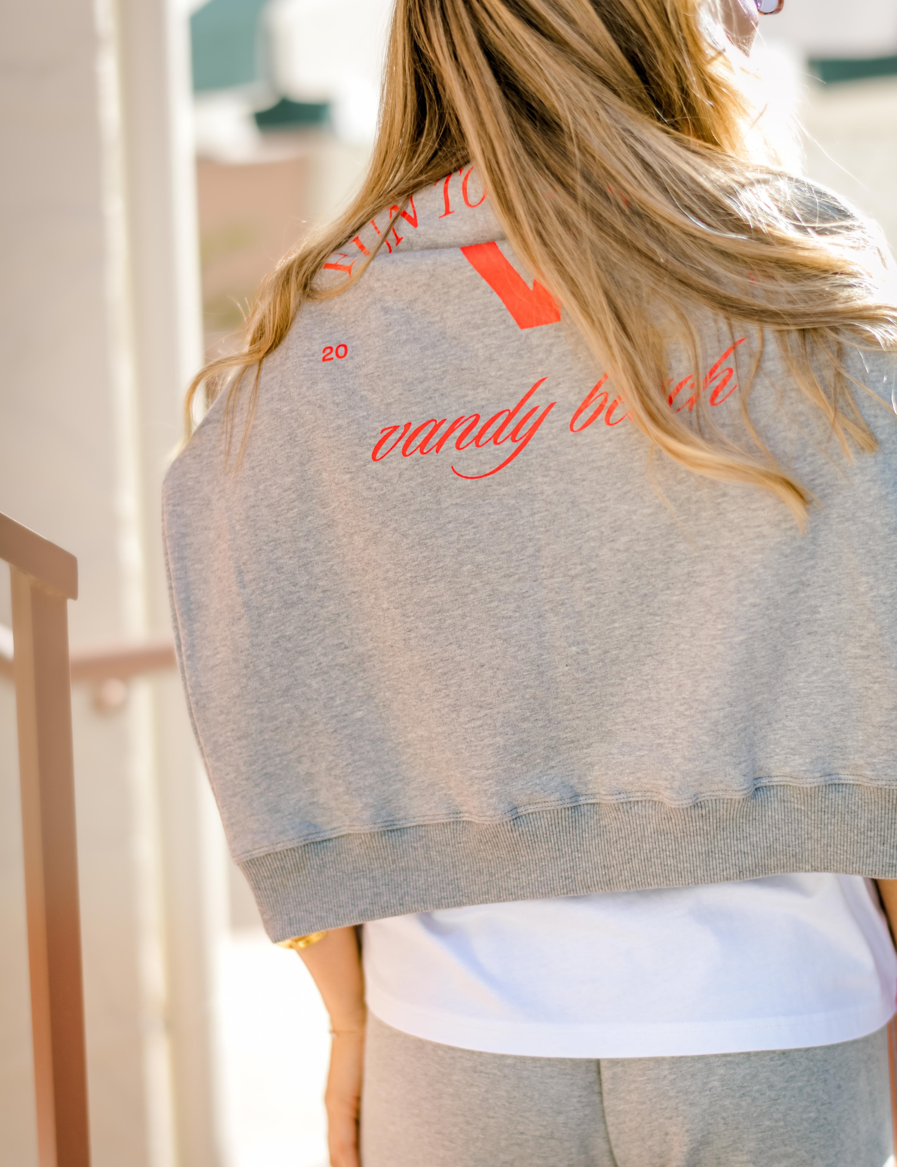 Run to Paradise Sweater Grey