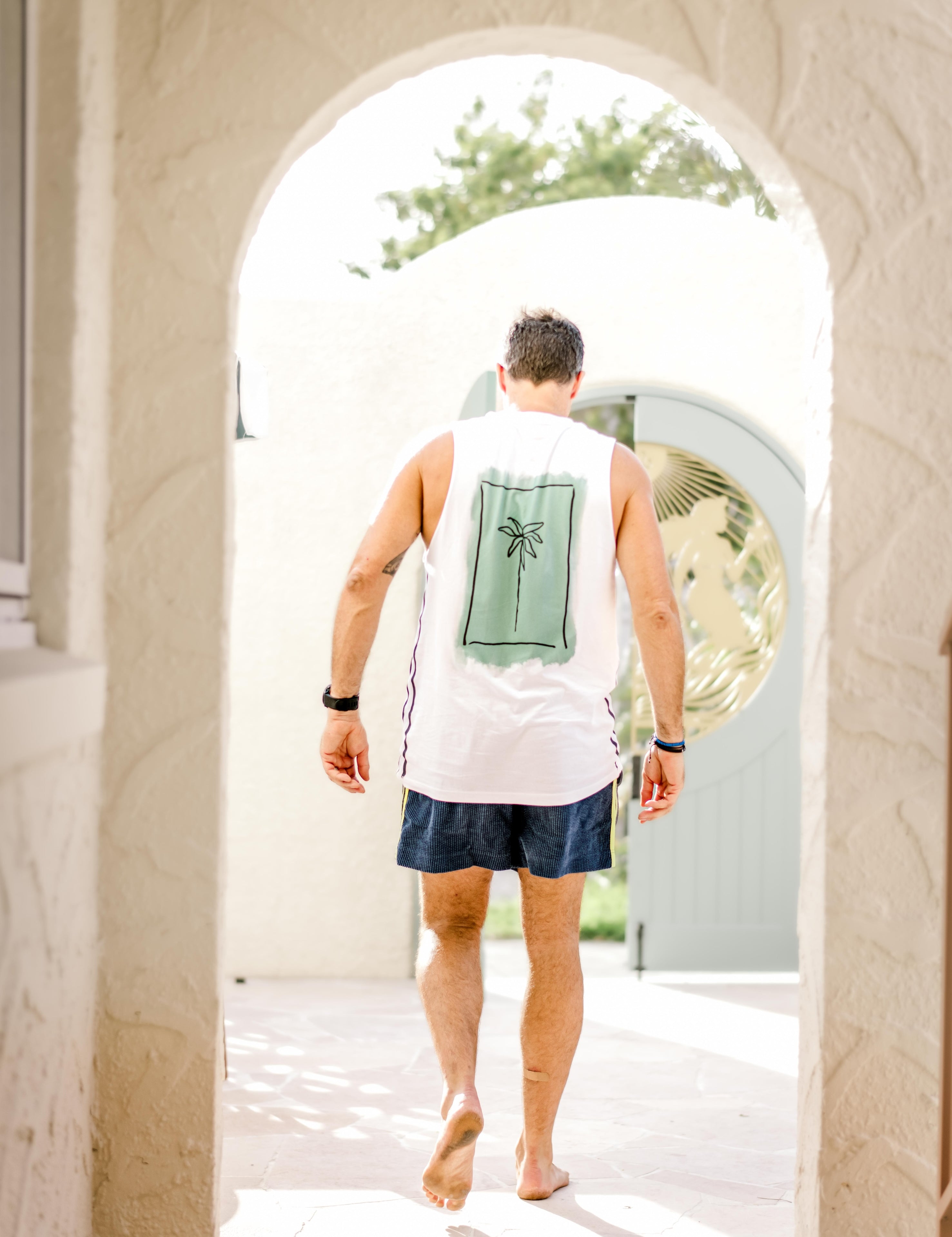 Under the Palms Men's Singlet VANDY X Your Art