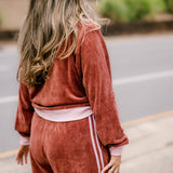 Chocolate Terry Pants